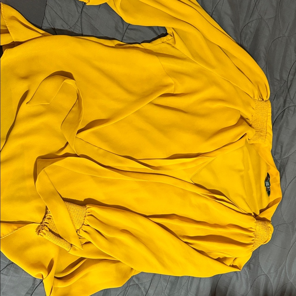 Lauren Ralph Lauren Yellow Blouse